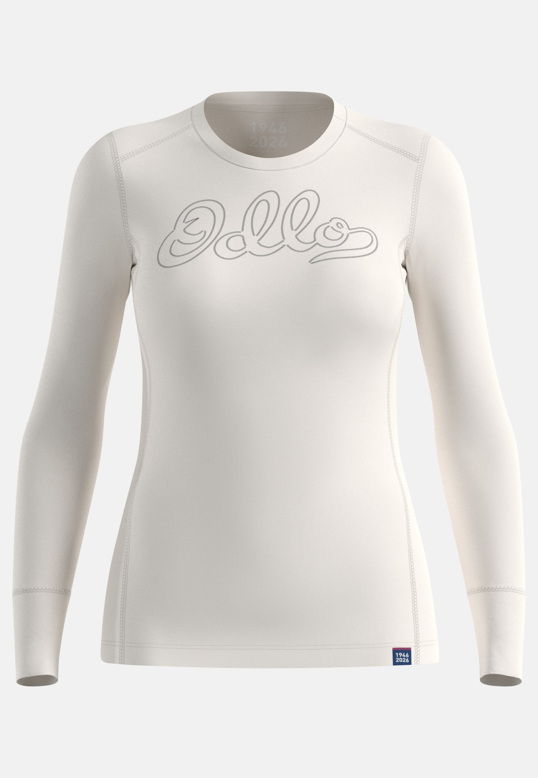 Odlo Merino 200 80th Anniversary Base Layer Shirt für Damen - Wandern, Ski & Snow - grau, XL