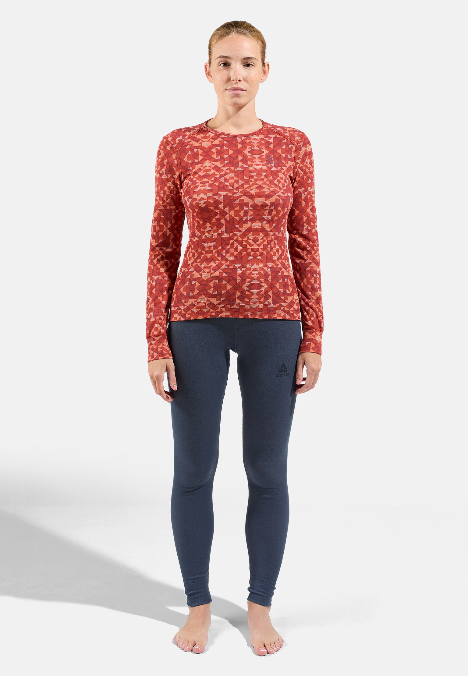 Active Warm Graphic Base Layer Langarmshirt