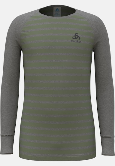 The Active Warm kids' striped base layer top