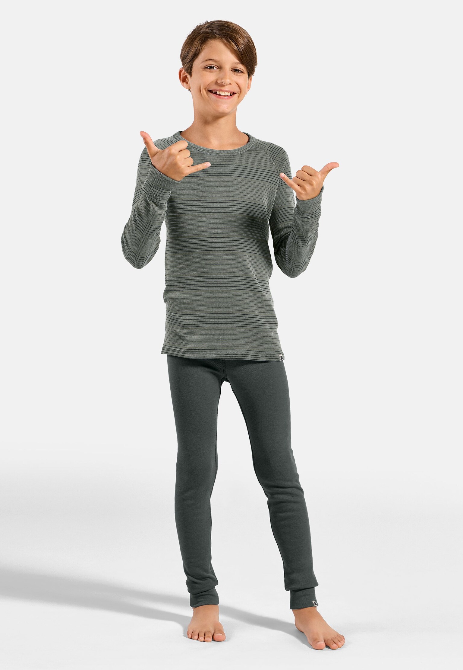 The Active Warm kids' base layer set