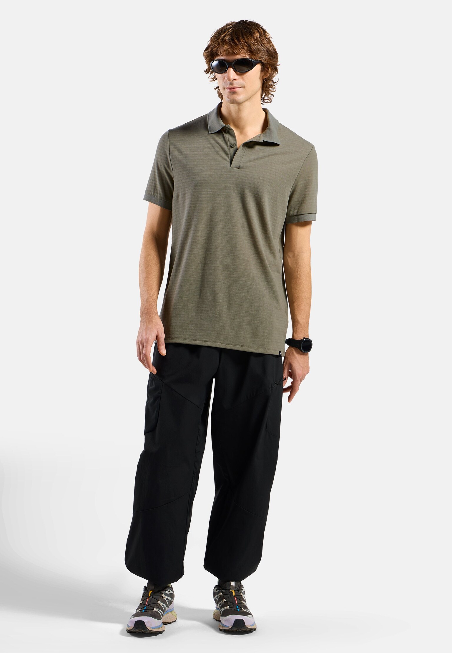 The Ascent natural polo shirt