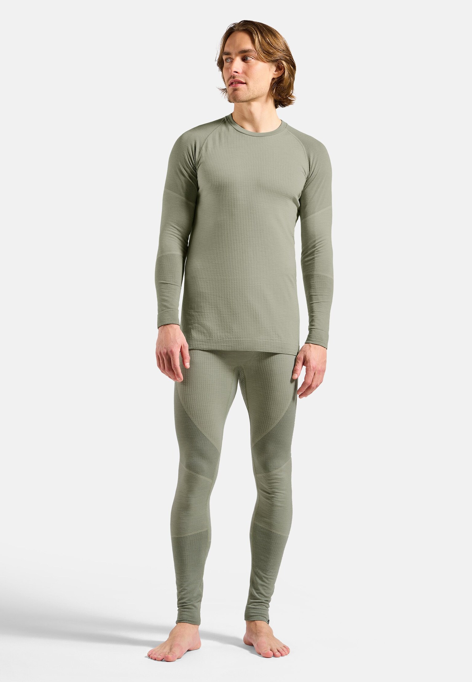 Base layer girocollo senza maniche Seamless Performance Wool