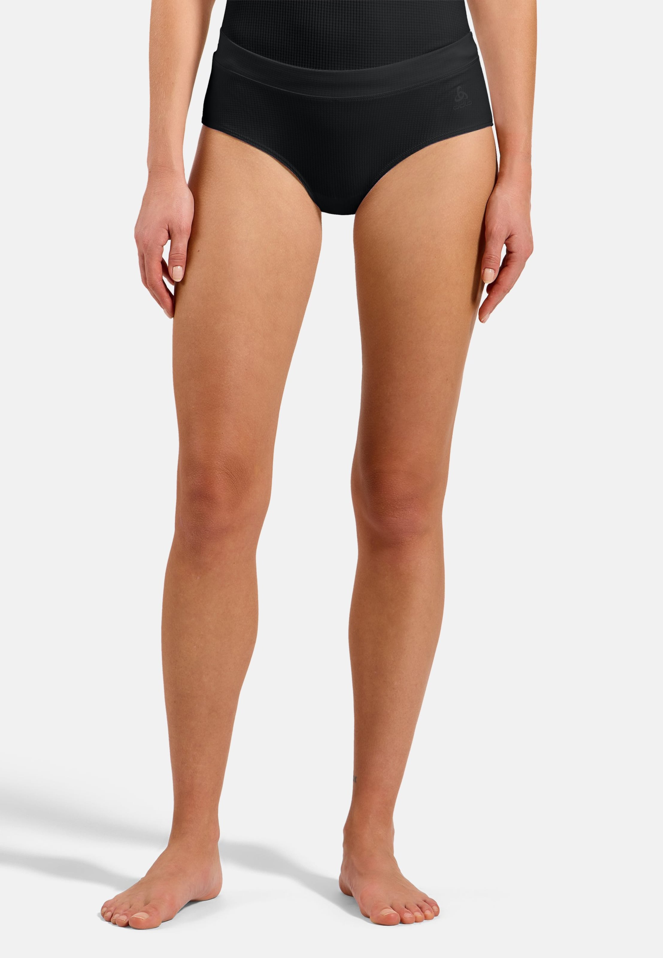 Odlo Active Light Slip mit mittelhohem Bund für Damen, L, schwarz