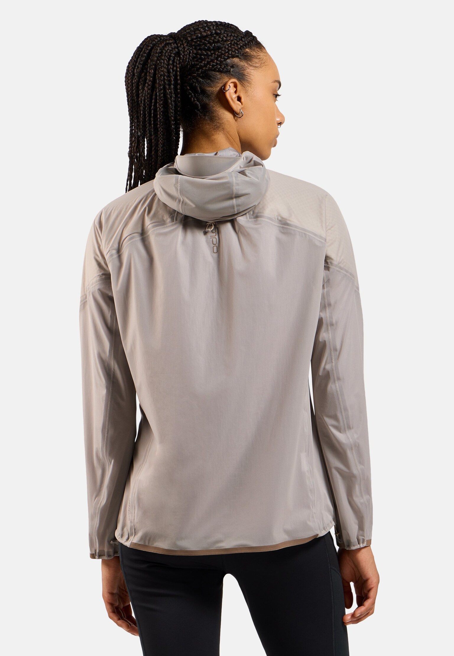 The Dual Dry Performance Knit waterproof insulated running jacket