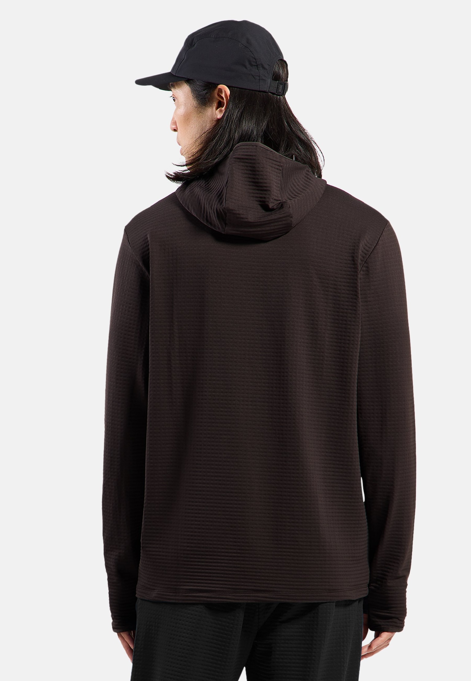 Haut à capuche de running Essential Thermal
