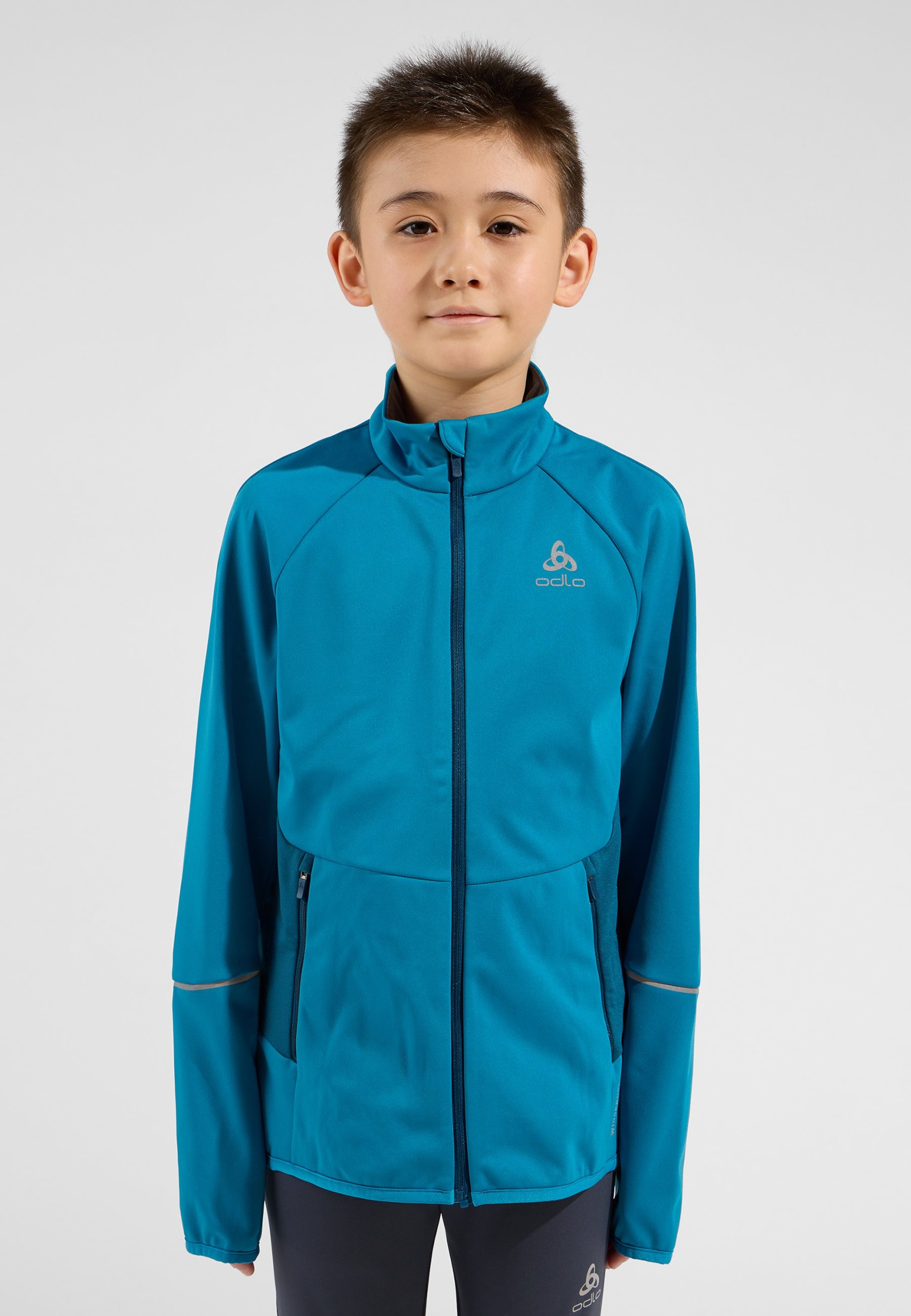 Odlo Brensholmen Langlaufjacke für Kinder - Skilanglauf - blau, 152