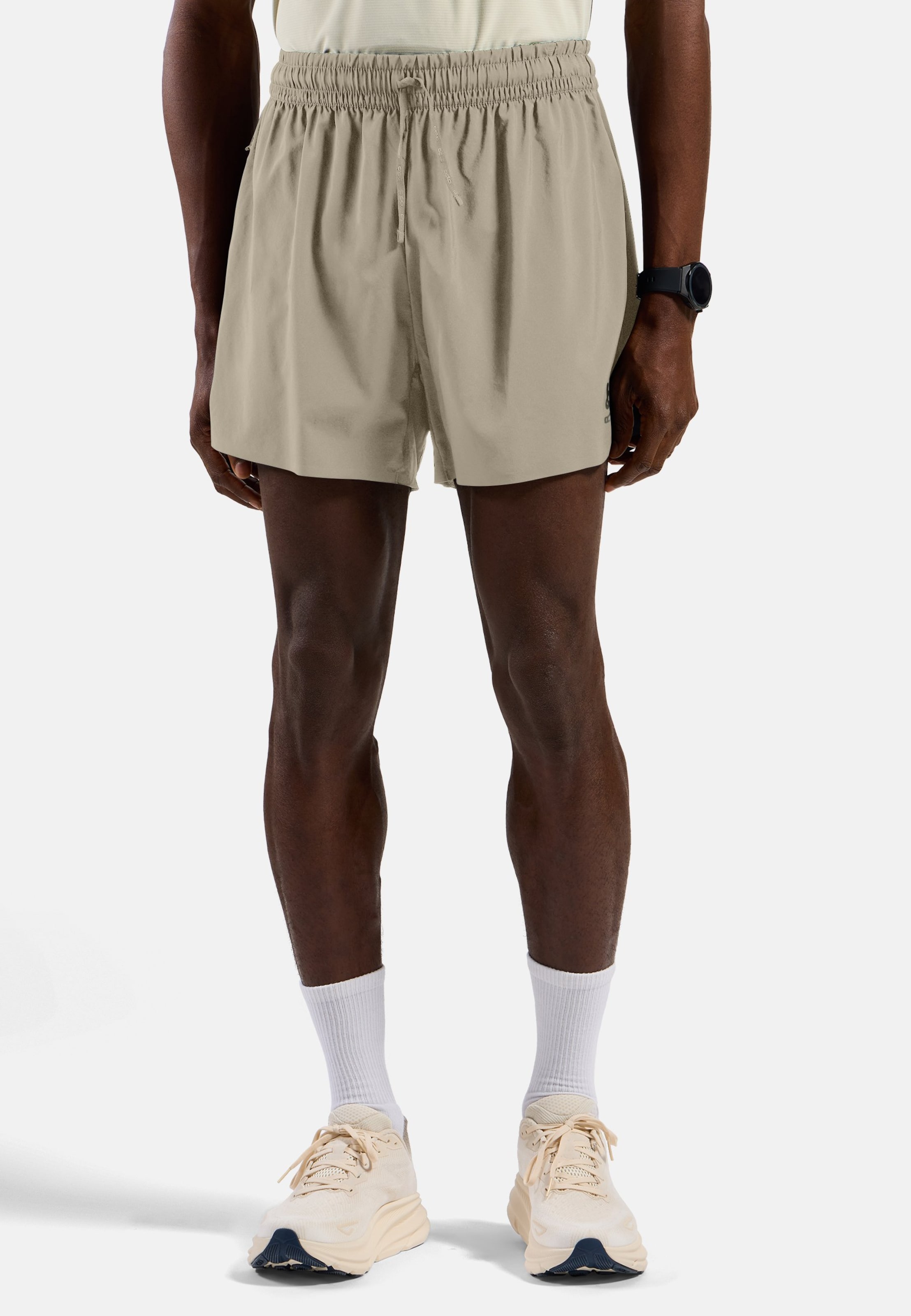 Odlo Zeroweight 5 Inch Laufshorts 2.0 ohne Innenhose für Herren - Training, Running - beige, L