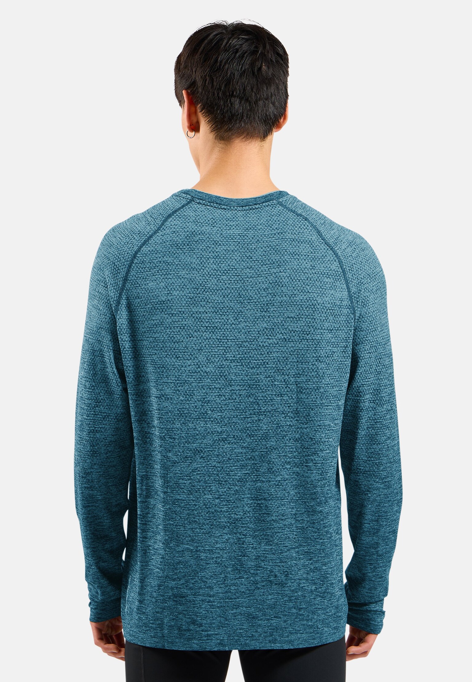 Essentials naadloos hardloopshirt met lange mouwen