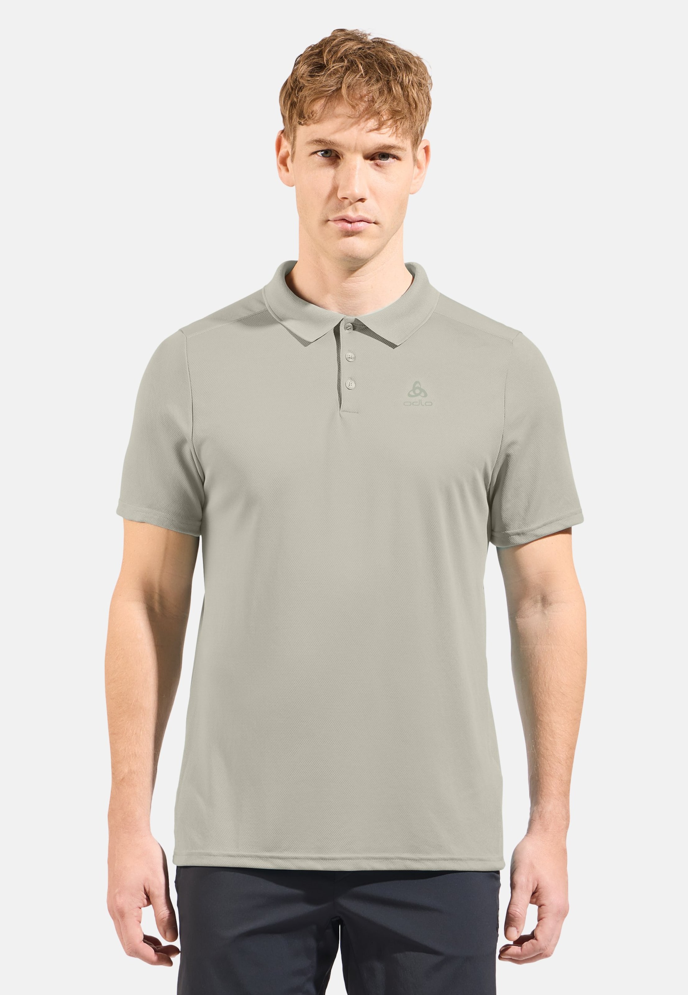 Odlo F-Dry Poloshirt für Herren, S, beige
