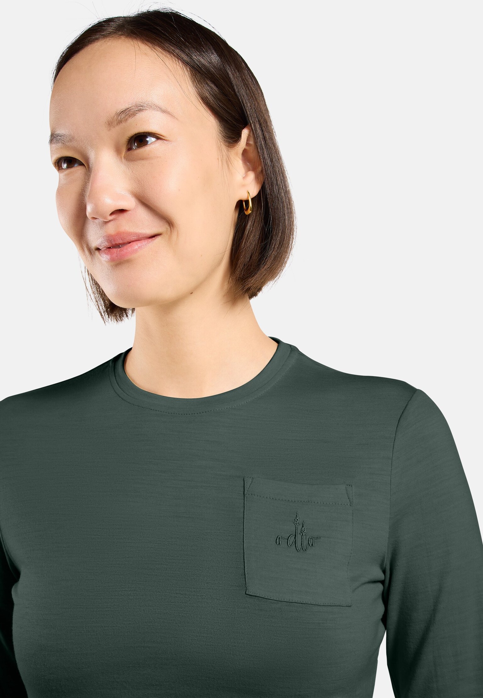 Ascent Merino 200 Langarmshirt mit Brusttasche