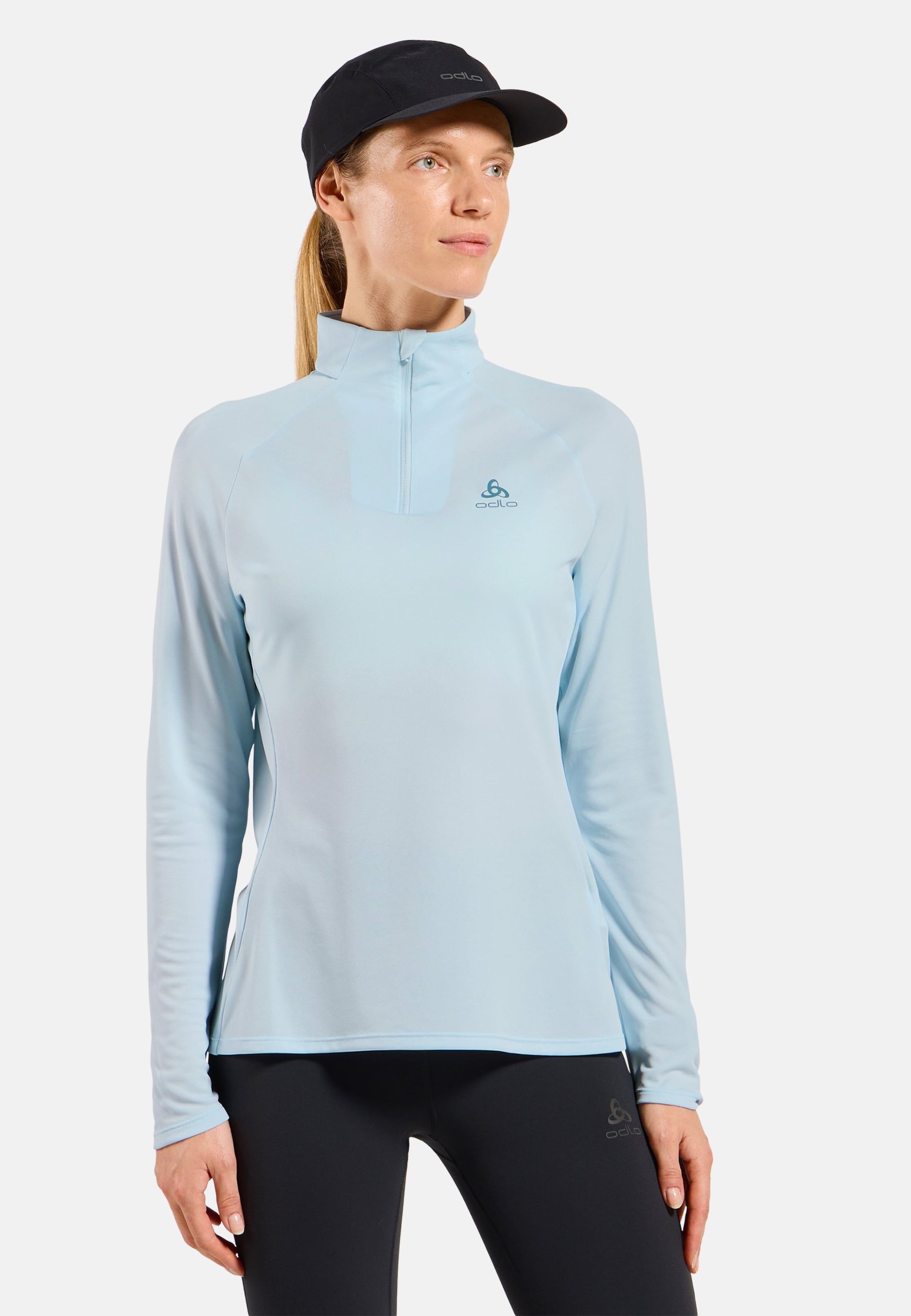 Odlo Essentials Mid Layer für Damen, M, blau