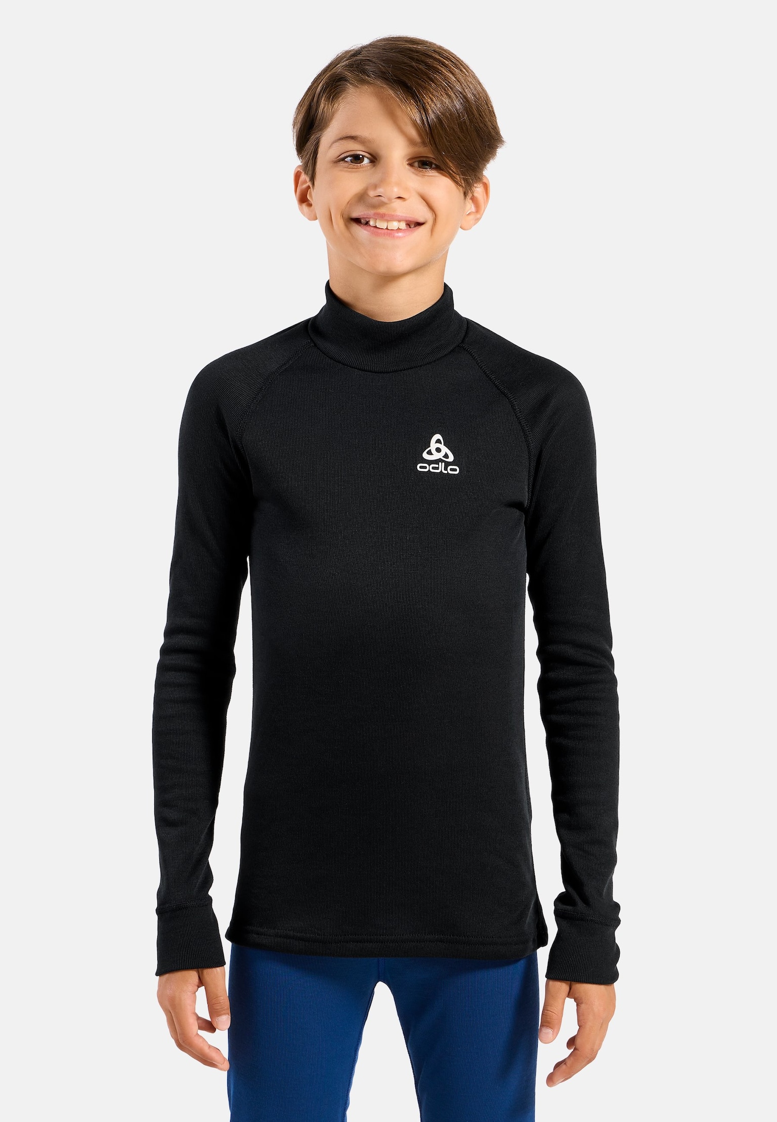 Active Warm Kids Base Layer Shirt mit Stehkragen