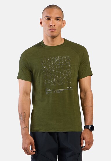 T-shirt Mérinos Tencel Hyper Map