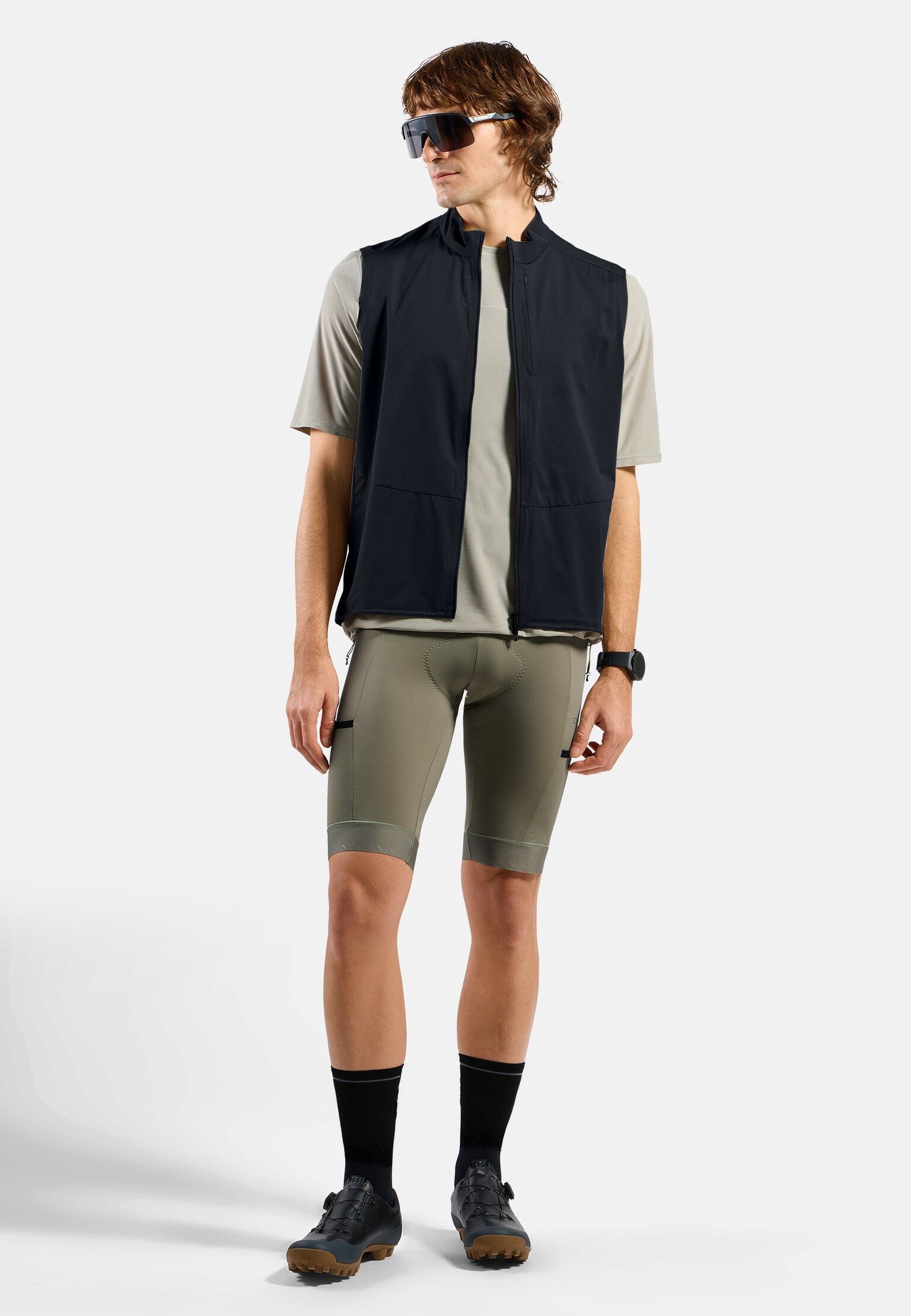 Cuissard court à bretelles et poches cargo Zeroweight