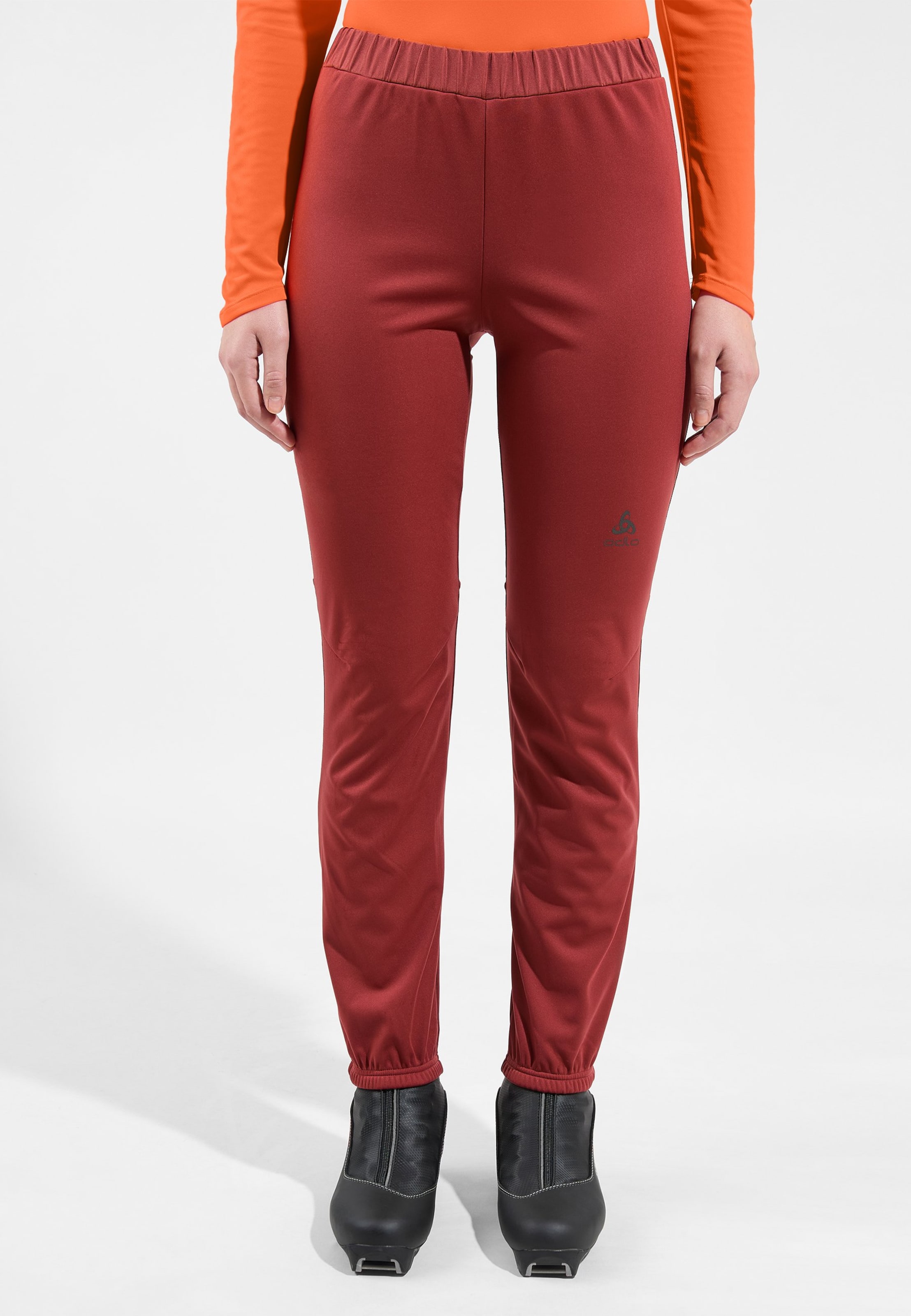 Odlo Brensholmen Langlaufhose für Damen - Skilanglauf - rot, S