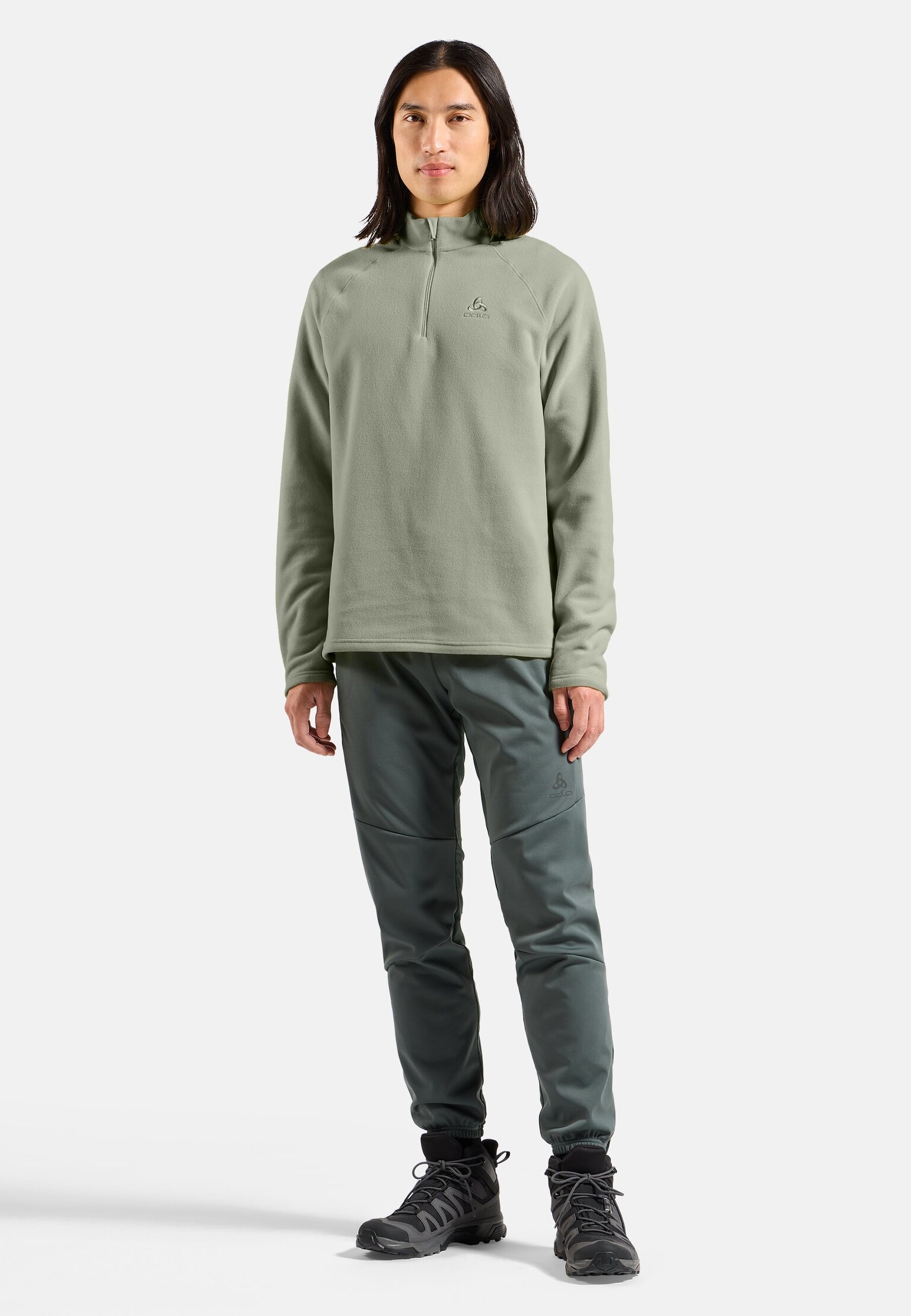 The Rigi half-zip mid layer