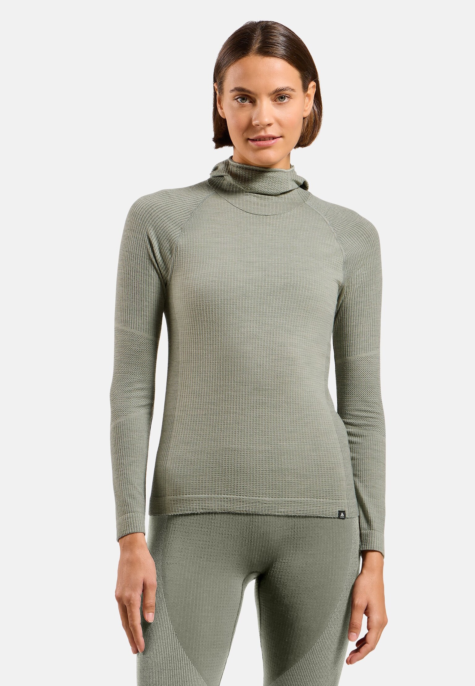 The Seamless Performance Wool base layer top with facemask