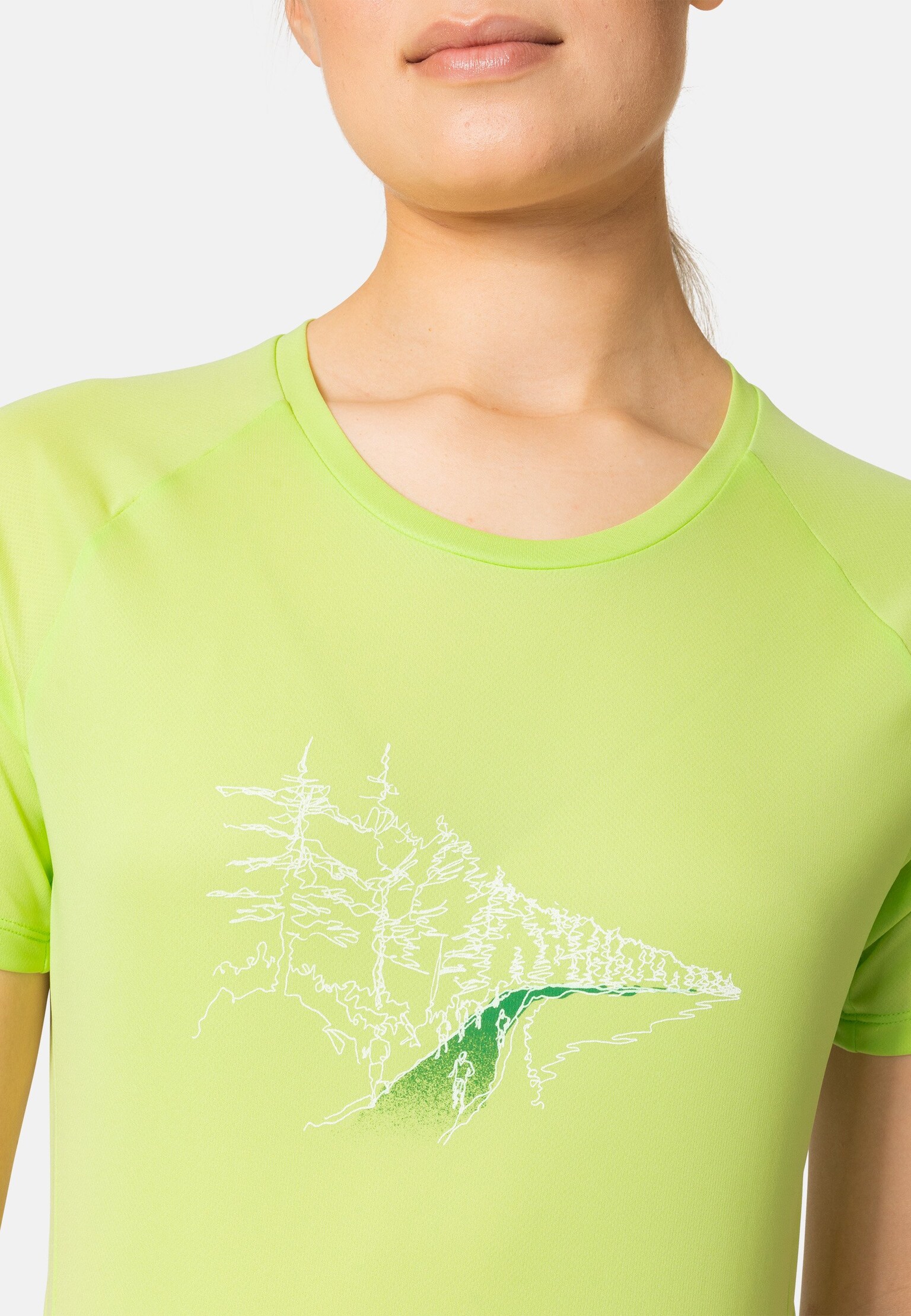 T-shirt da running Essentials con stampa