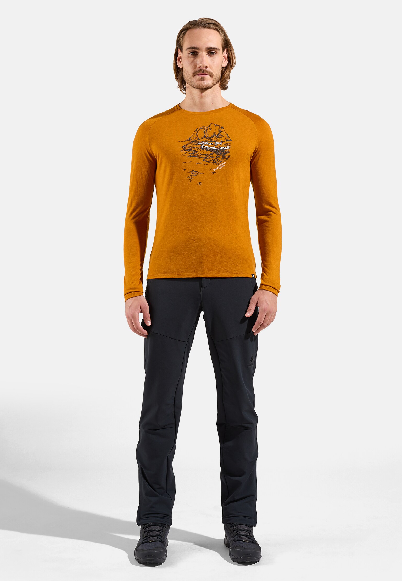 The Ascent 365 merino 200 Norway graphic