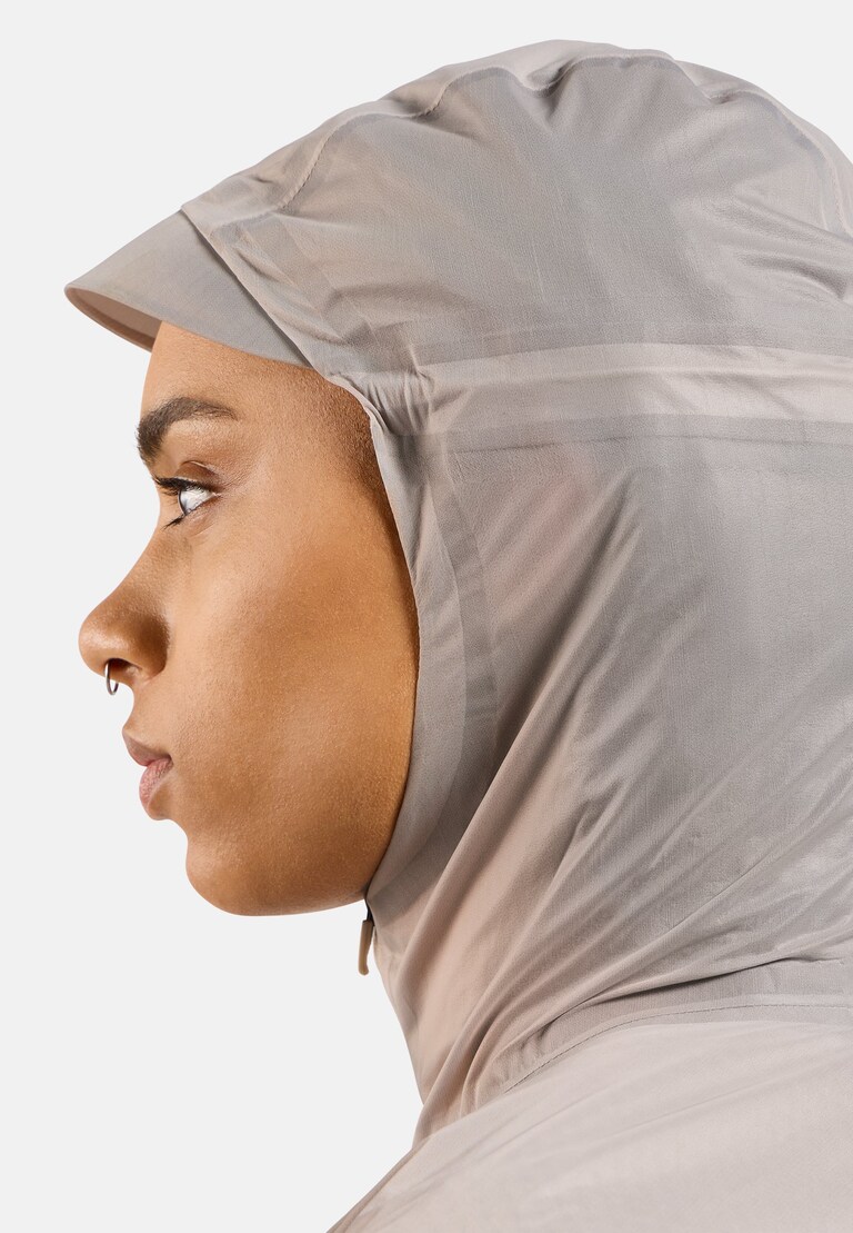 The Dual Dry Performance Knit waterproof insulated running jacket