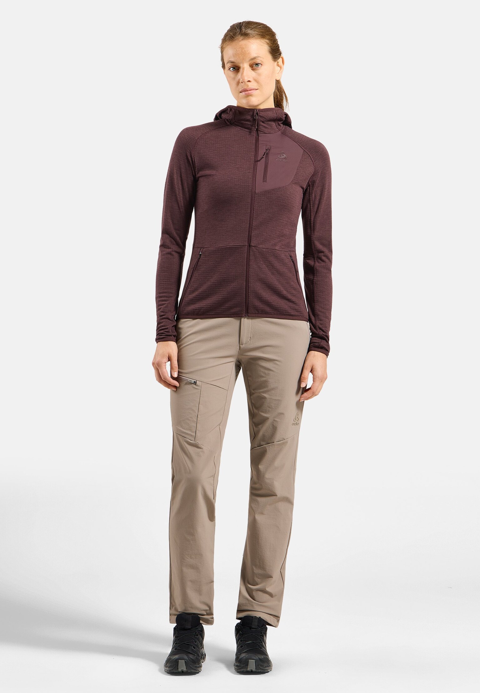 The Ascent mid layer hooded zip