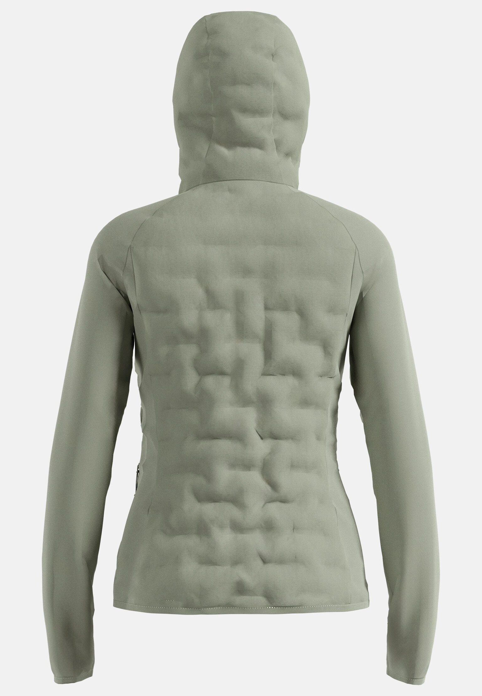 The Zeroweight Insulator hybrid mid layer hooded zip