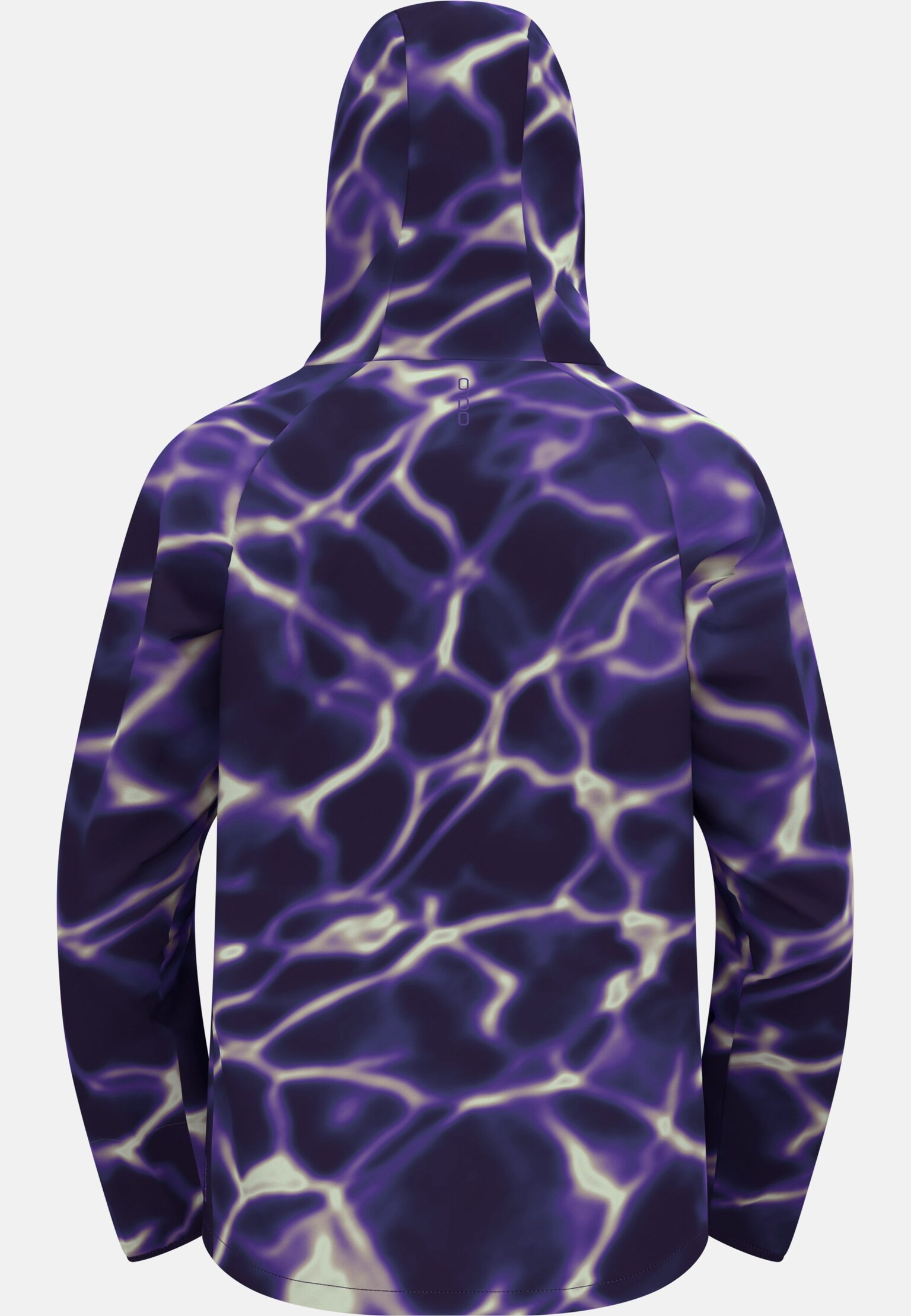 The Zeroweight print hooded running anorak