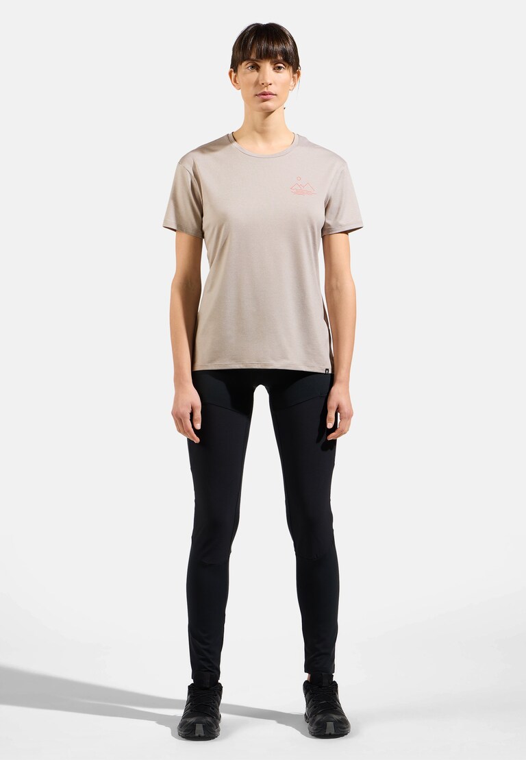Ascent sun sea mountains t-shirt