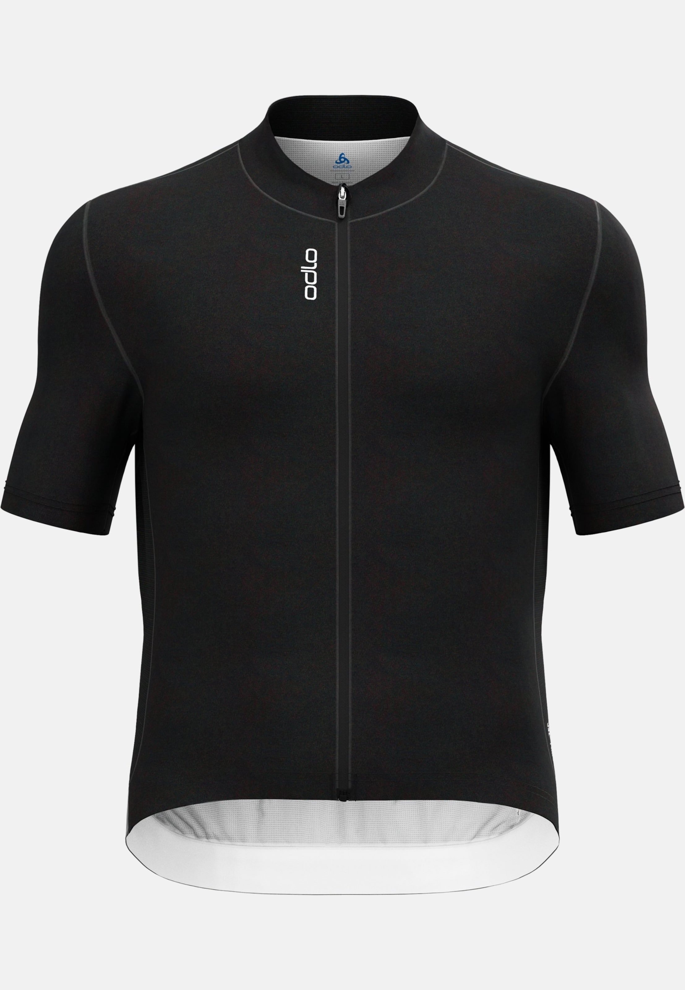 Odlo Zeroweight Chill-Tec Kurzarm-Radtrikot für Herren, XL, schwarz