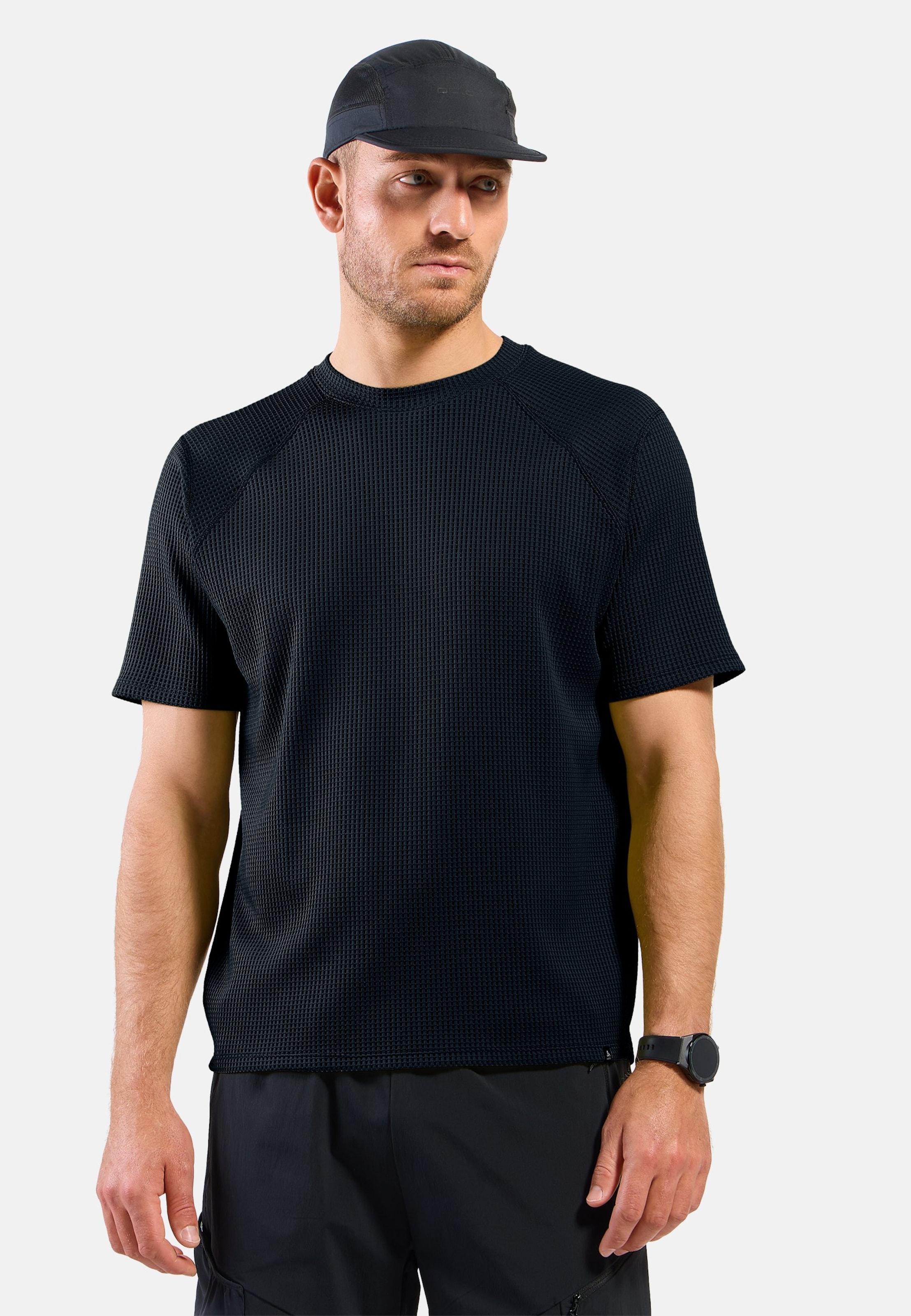 Odlo Cubic T-Shirt für Herren - Wandern, Casual Comfort - marineblau, M