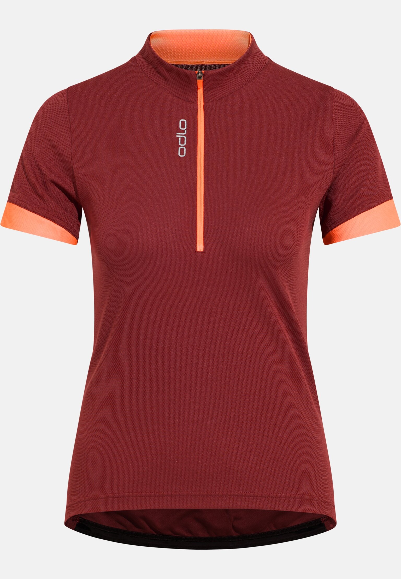 Essentials shirt met halve rits