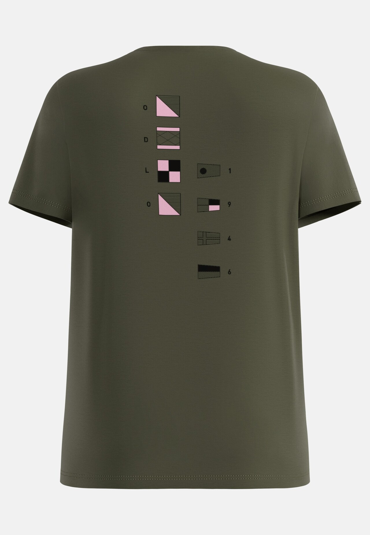 T-shirt Odlo Flags in misto cotone