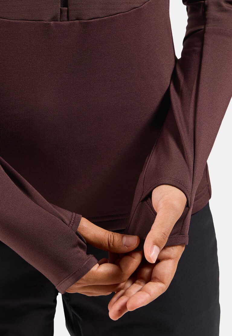 The Descent Ceramiwarm half zip mid layer