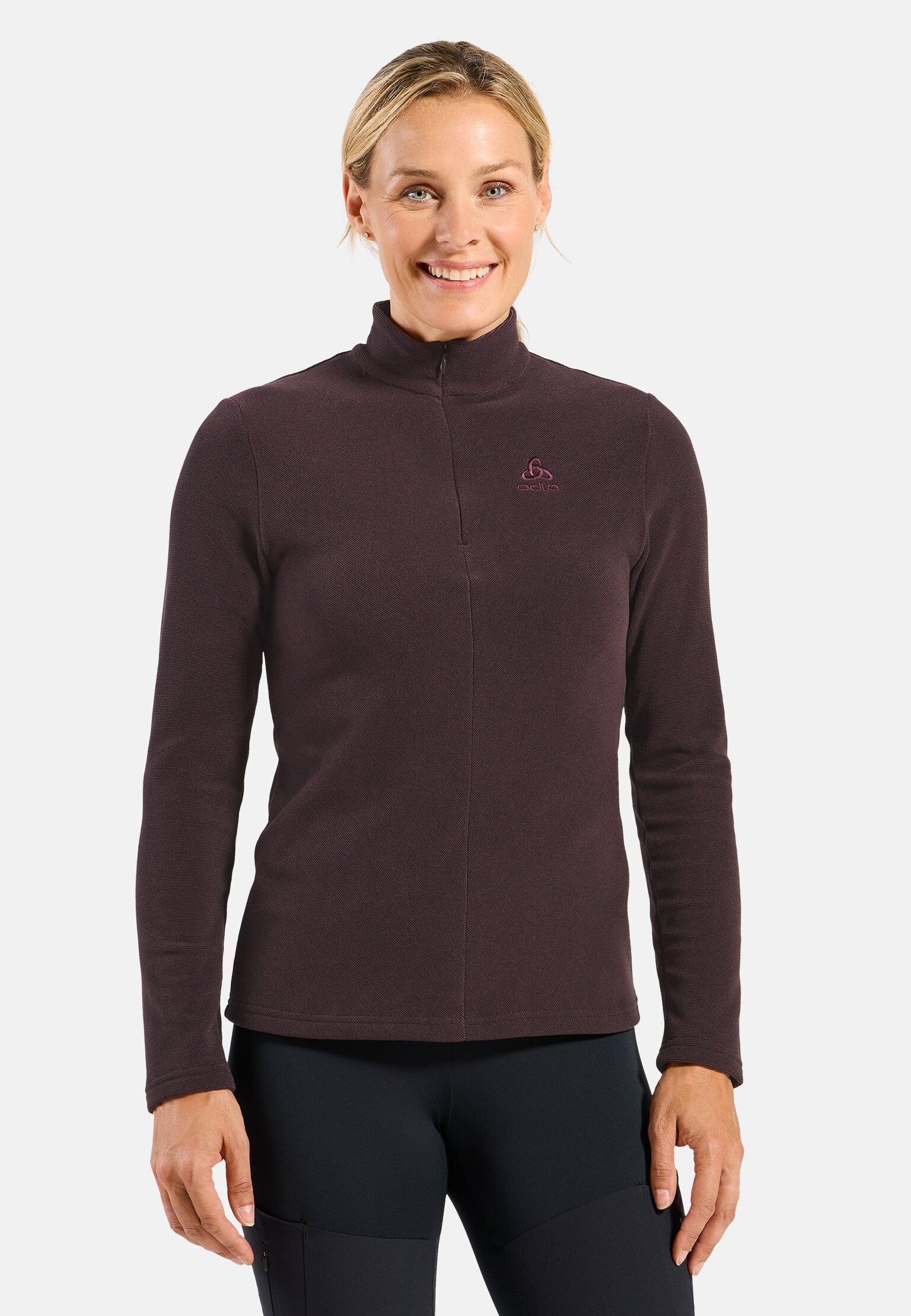 The women's Roy half-zip mid layer