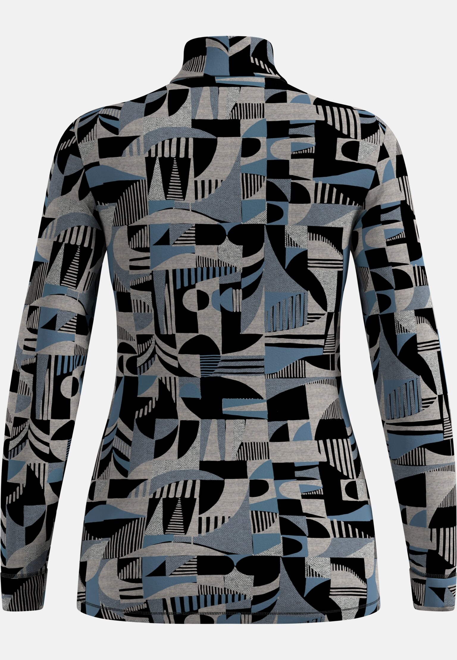 The Natural Merino Warm Jacquard Base Layer Half-Zip