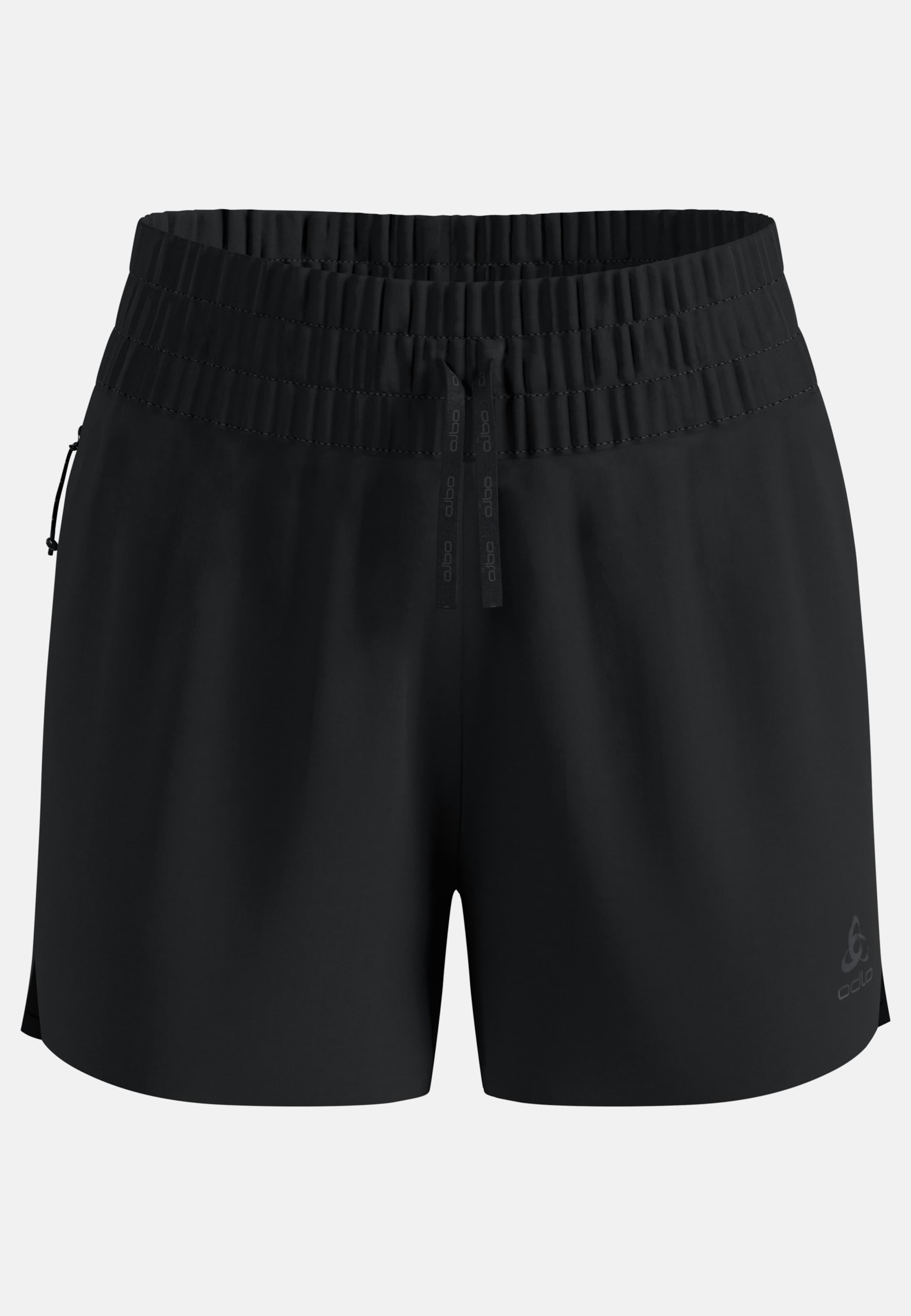 Odlo Zeroweight 4 Inch Laufshorts 2.1 ohne Innenhose für Damen, XS, schwarz
