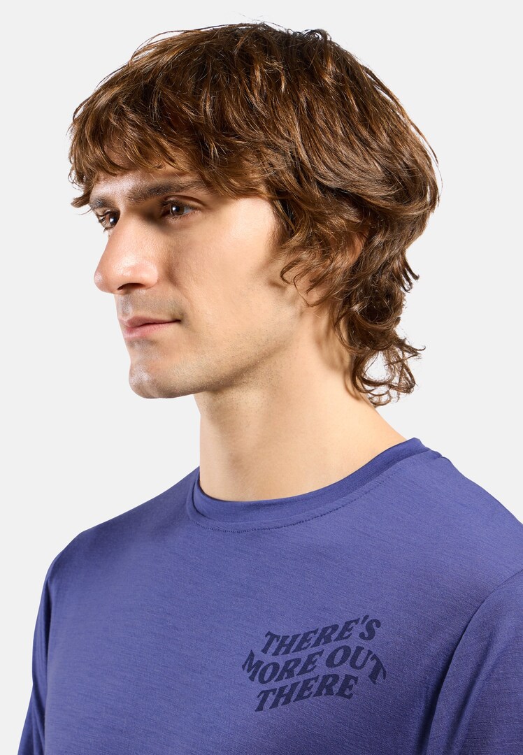 The Ascent merino 160 TMOT short-sleeve t-shirt in Skipper