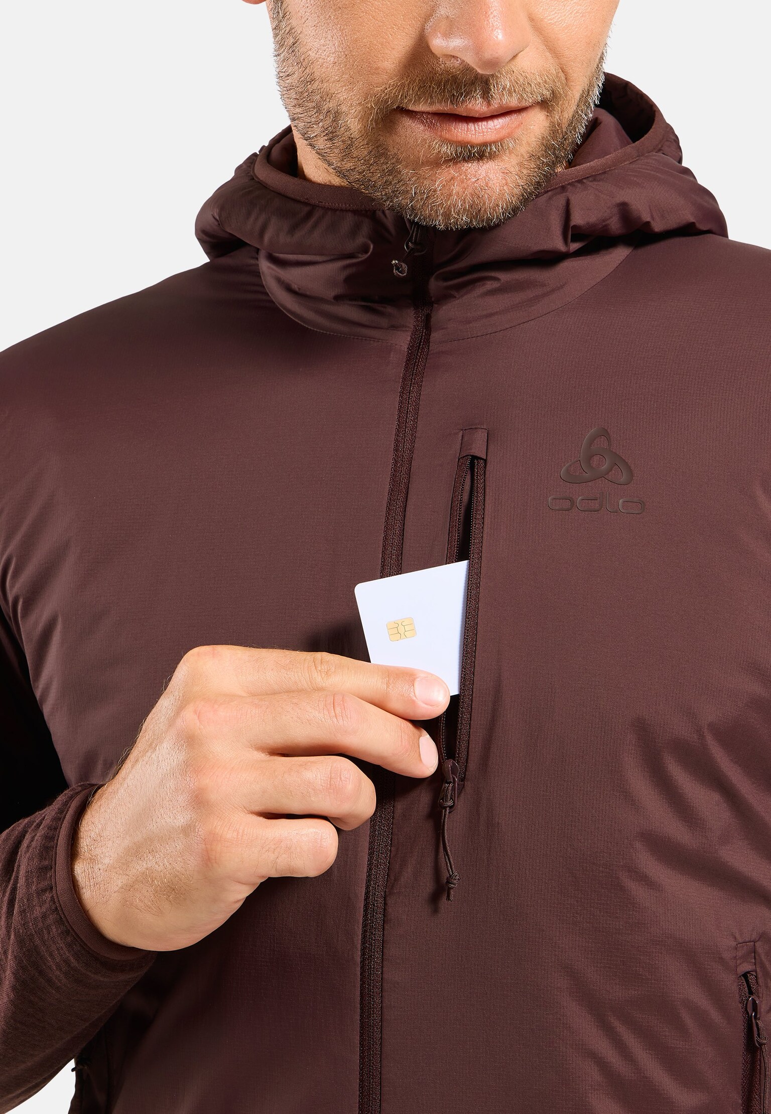 The Ascent wool insulated hybrid jacket