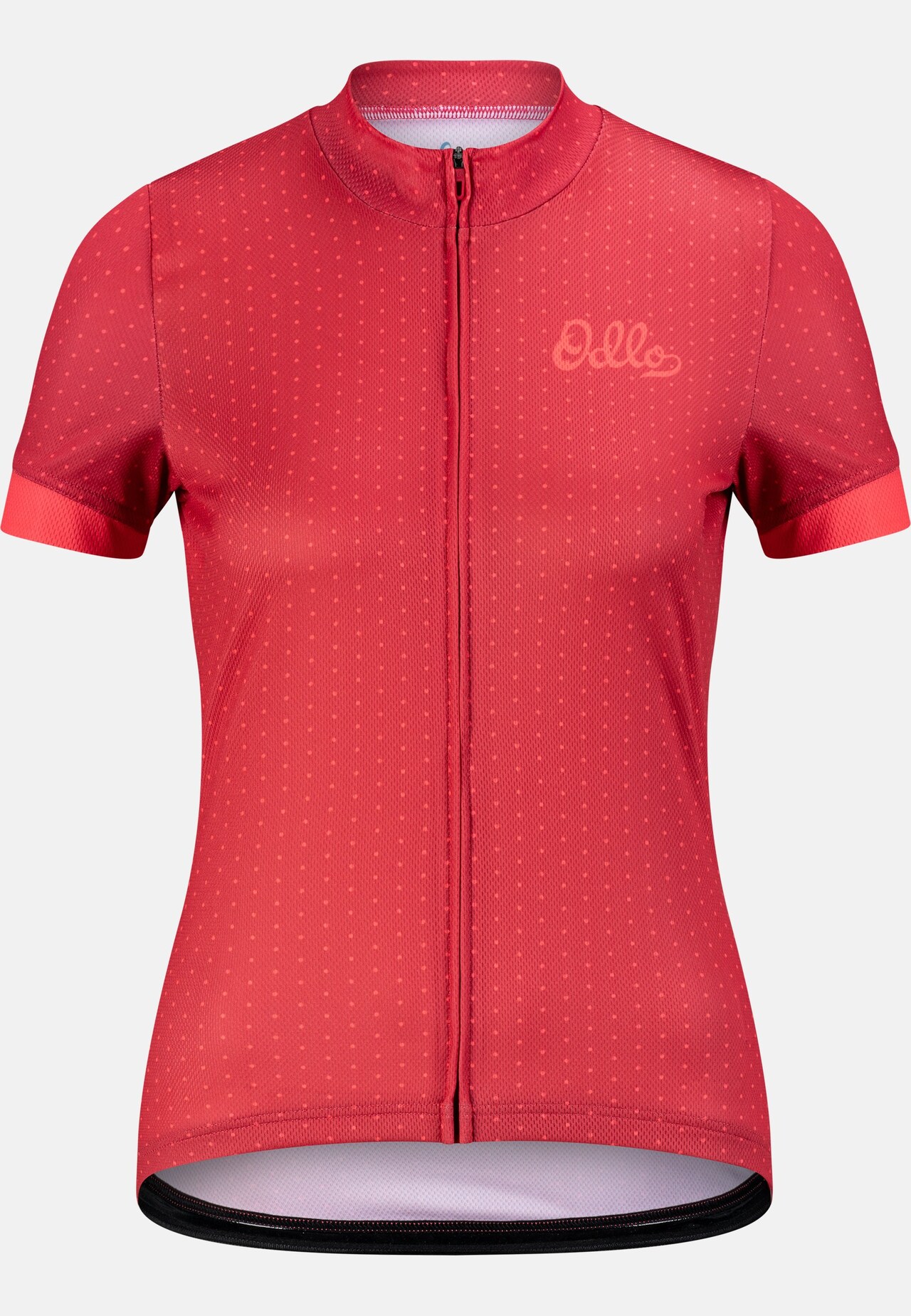 Maglia da ciclismo Essential con stampa a collo alto e zip intera