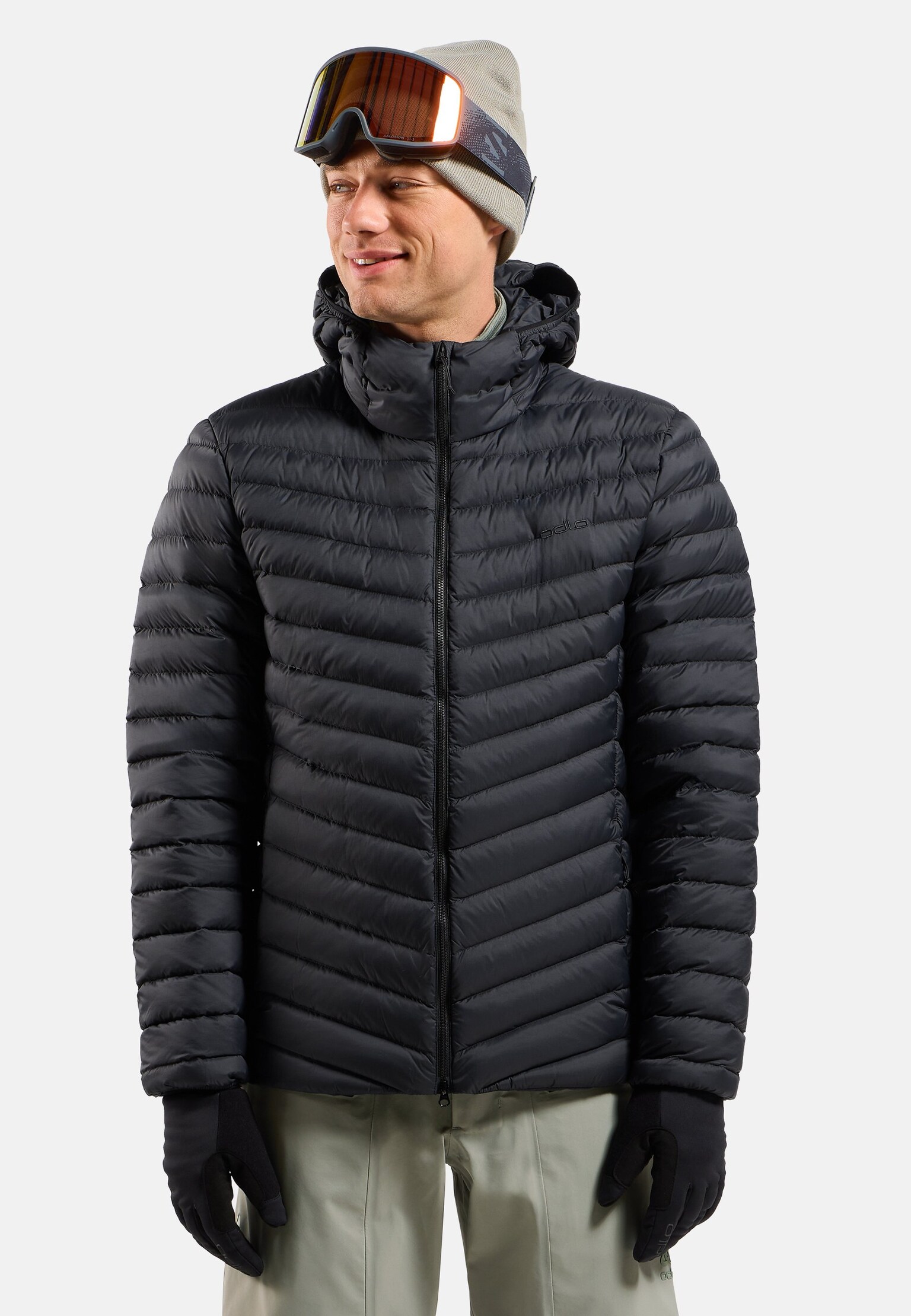 Kompakte X-Alp Daunenjacke mit Kapuze 2.0