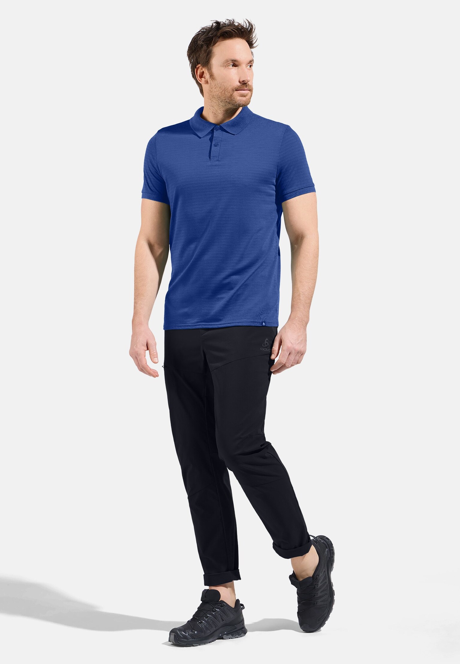Ascent Poloshirt mit Naturfasern