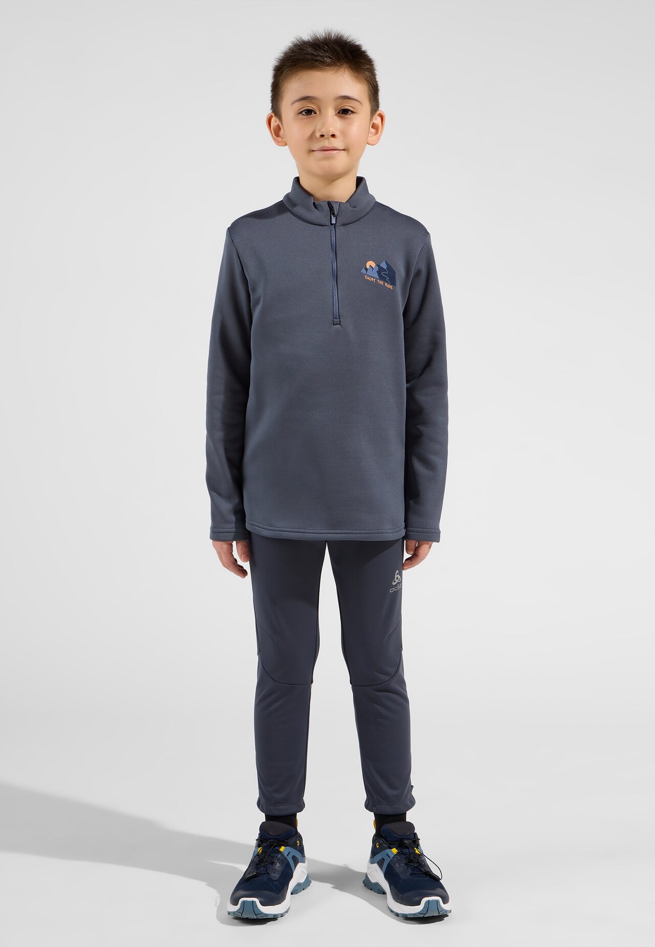 Berra Kids Graphic Half-Zip Mid Layer