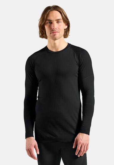 Seamless Performance Wool Funktionsshirt mit Rundhalsausschnitt