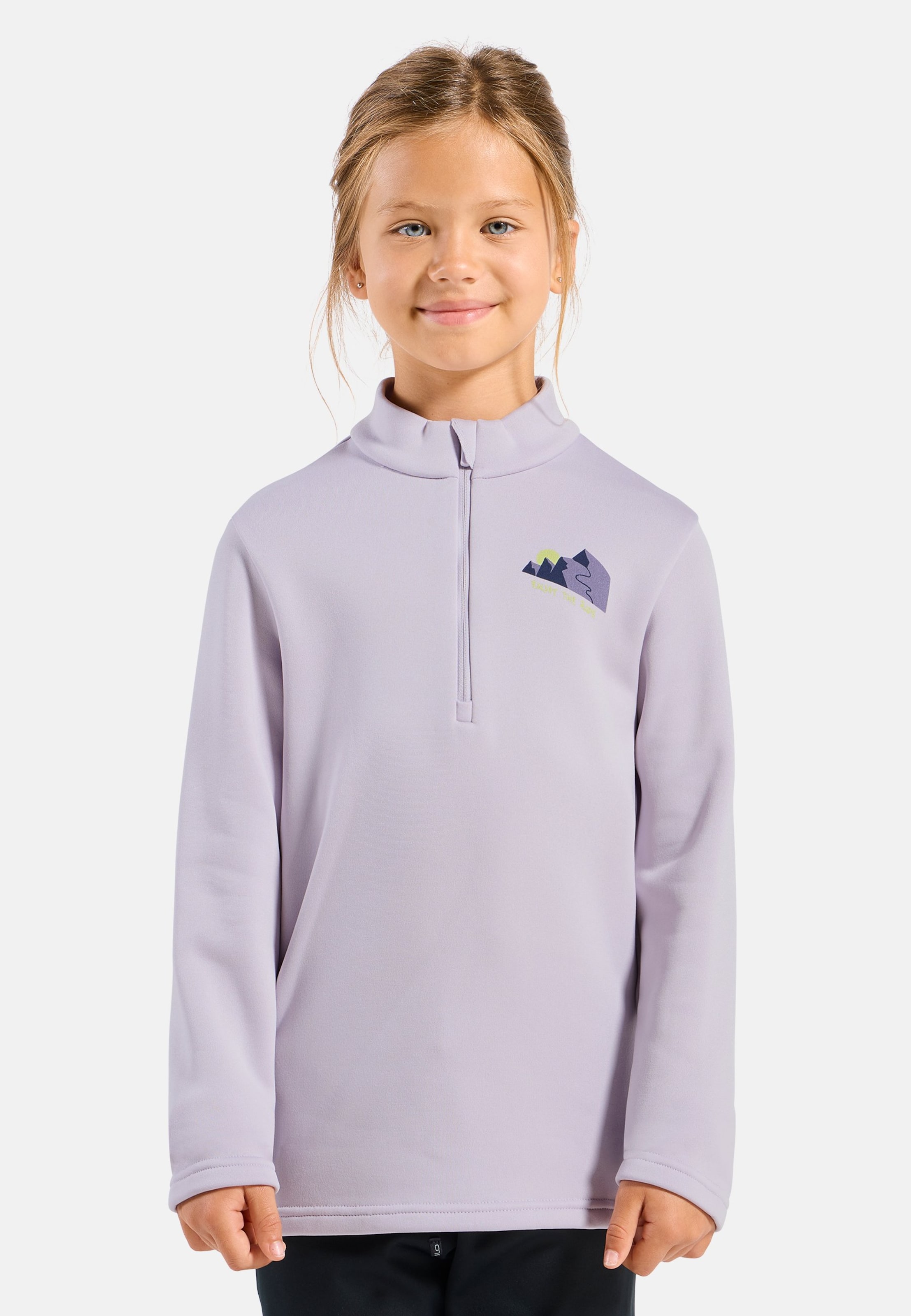 Odlo Pull demi-zippé Berra Graphic pour enfant, 164,