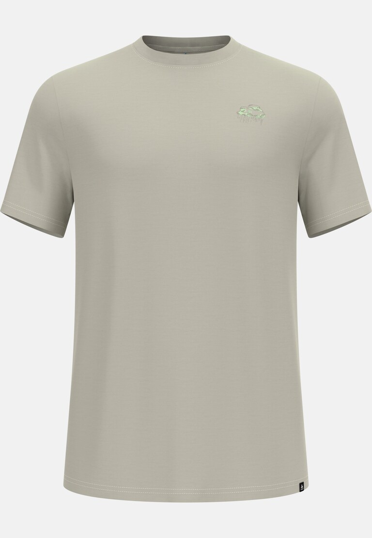The Ascent merino 160 raincloud t-shirt