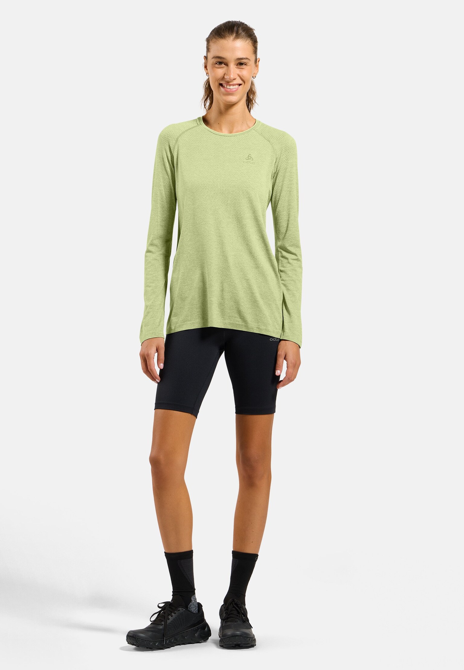 T-shirt running Essentials seamless a maniche lunghe