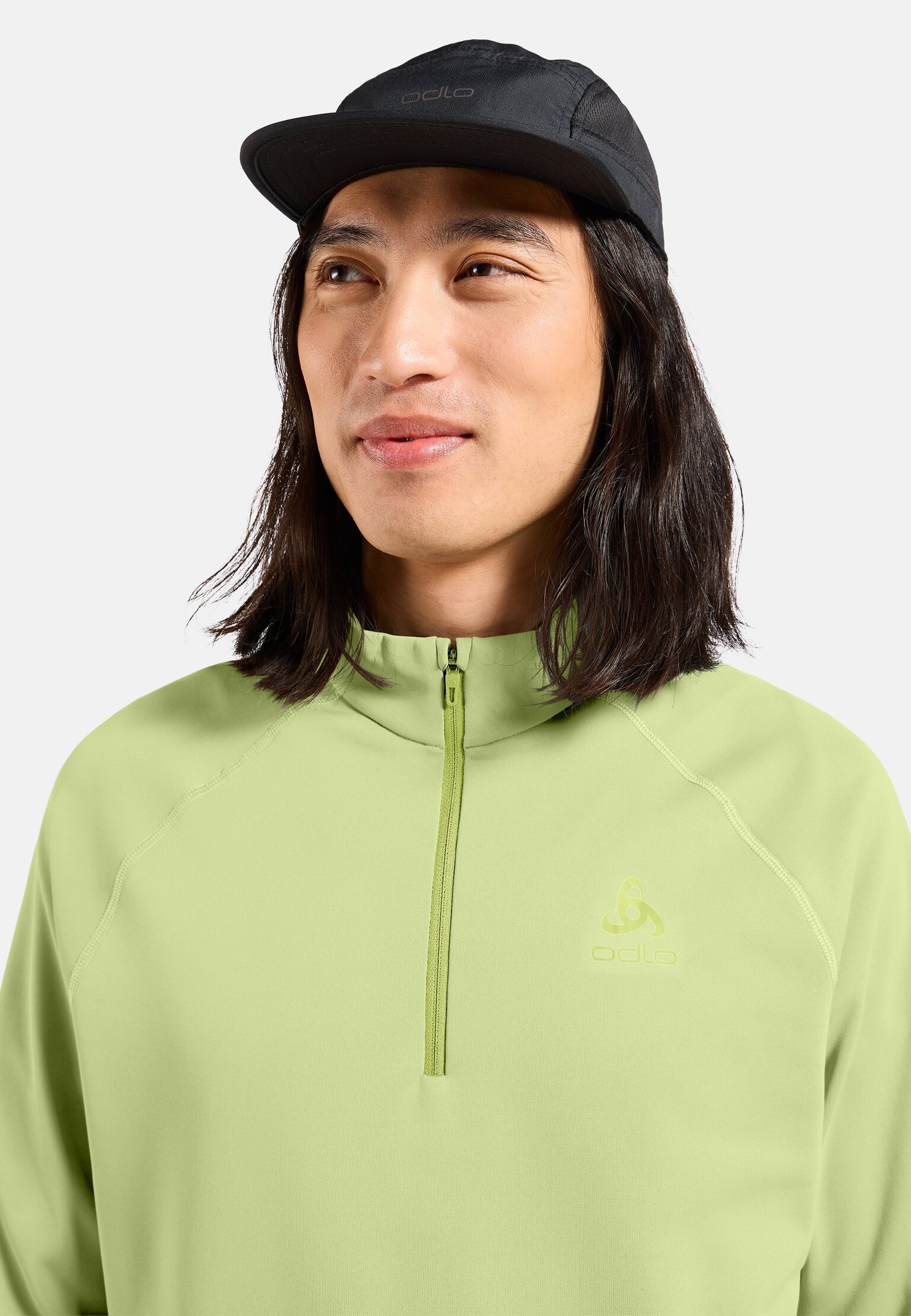 The Besso long sleeve half-zip mid layer