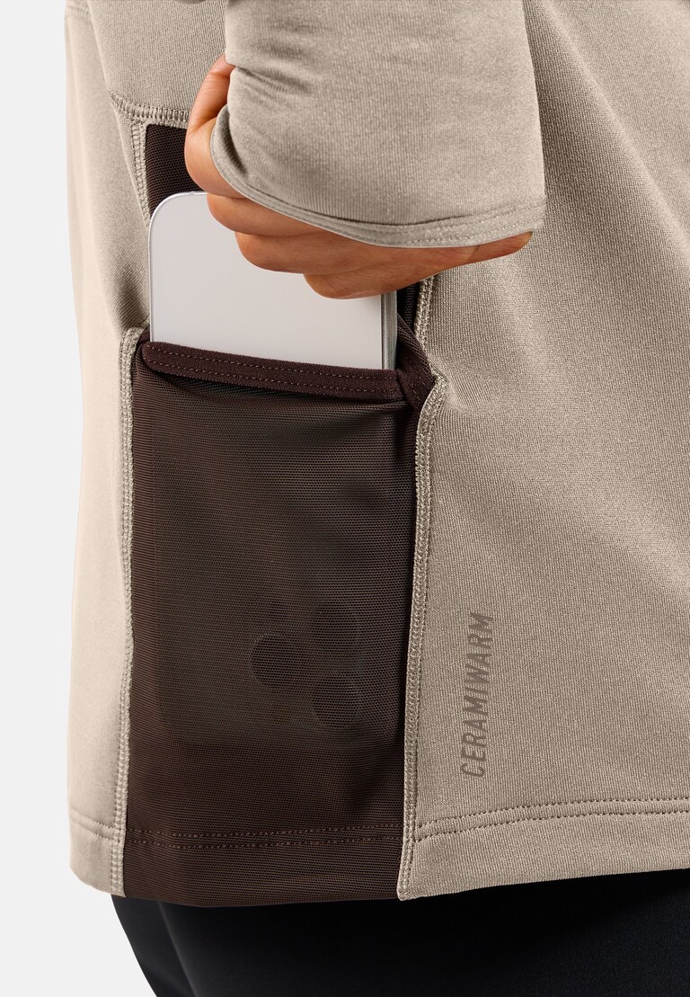 The X-Alp Ceramiwarm half-zip mid layer