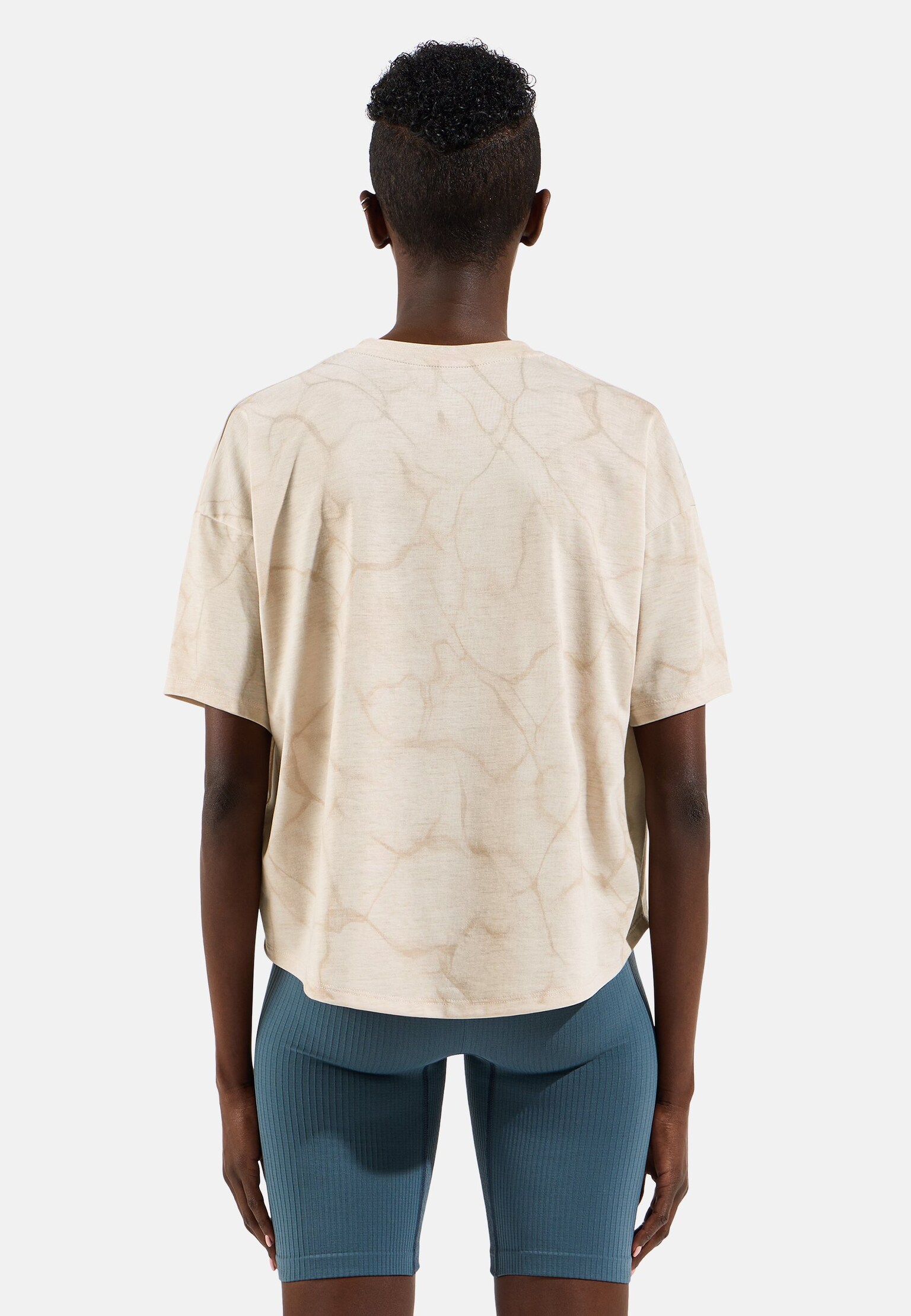 Active 365 Natural Blend Print Løpe T-Skjorte