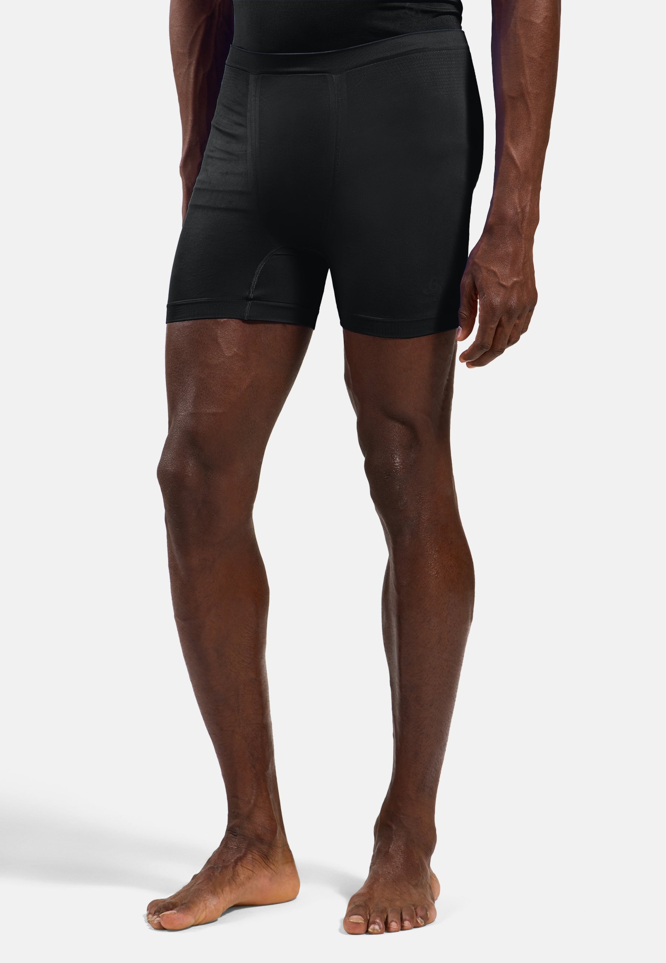 Odlo Nahtlose Performance X-Light Boxershorts für Herren, L, schwarz